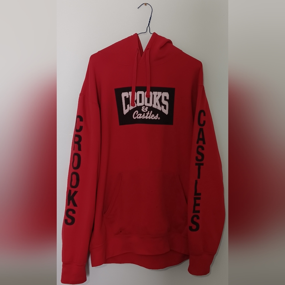 Crooks & Castles Red Hoodie